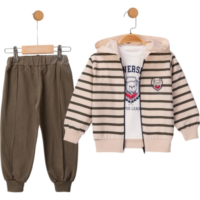 2İP FERMUARLI 3LÜ TK 12 Ay,2Y,3Y,4Y Erkek