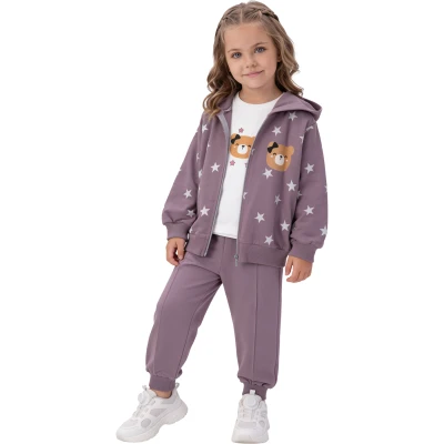 2İP FERMUARLI 3LÜ TK 12 Ay,2Y,3Y,4Y Kız