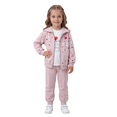 2İP FERMUARLI 3LÜ TK 12 Ay,2Y,3Y,4Y Kız