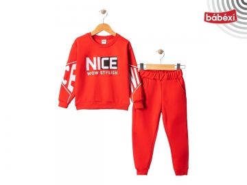 3 İP NICE baskılı Erkek Takım 5Y,6Y,7Y,8Y Erkek