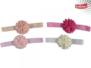 CAP&MORE LASTİKLİ SAC BANDI KATLI ÇİÇEK  3 Ay,6 Ay,9 Ay,12 Ay,18 Ay Kız