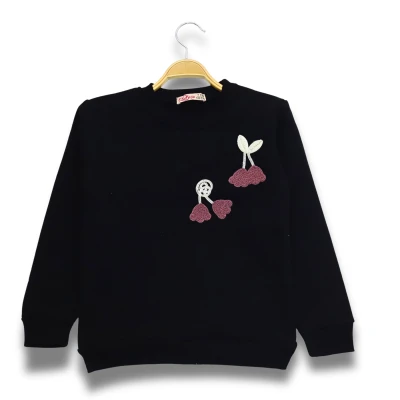 3 İPLİK NAKIŞLI SWEAT 5Y,6Y,7Y,8Y Kız