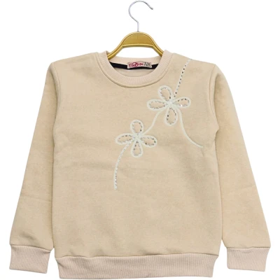 3 İPLİK NAKIŞLI SWEAT 9Y,10Y,11Y,12Y Kız