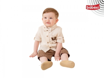 Lion Müslin Gömlek Takım  6 Ay,9 Ay,12 Ay,18 Ay Erkek