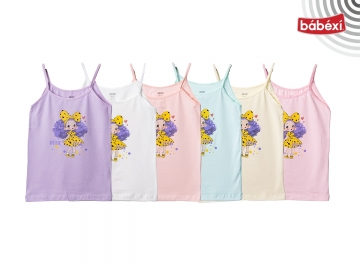 Kız Baskılı İp Ask Atlet  6Y,7Y Kız
