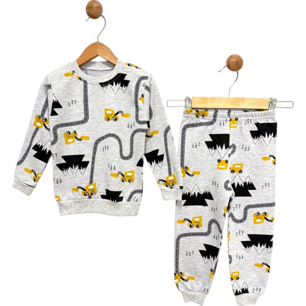 3/6 Yaş Dağ İki İp Pijama 3Y,4Y,5Y,6Y Erkek