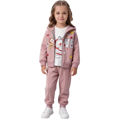 3İP FERMUARLI 3LÜ TK 12 Ay,2Y,3Y,4Y Kız