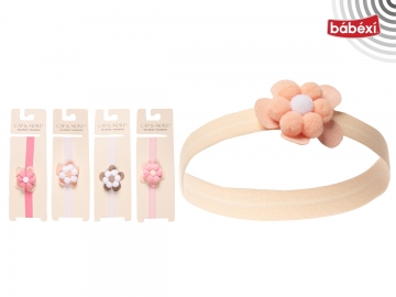 CAP&MORE PONPON PAPATYA ÇİÇEK SAÇ BANDI   Kız