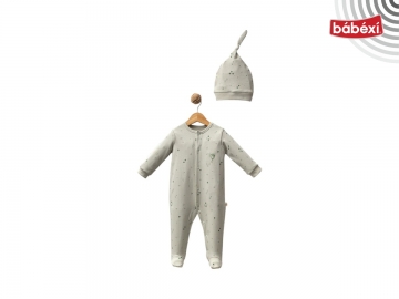 Balon Baskı Unisex Bebek Tulum 1 Ay,3 Ay,9 Ay Uni