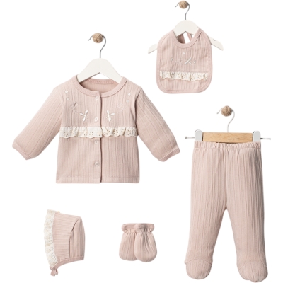 5 Lİ FİSTOLU LÜX ZIBIN SET 1 Ay,2 Ay,3 Ay Kız