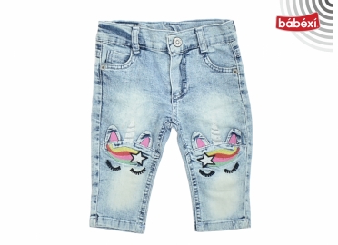 PONY NAKIŞLI KIZ KOT PANTOLON 6 Ay,12 Ay,18 Ay,2Y Kız