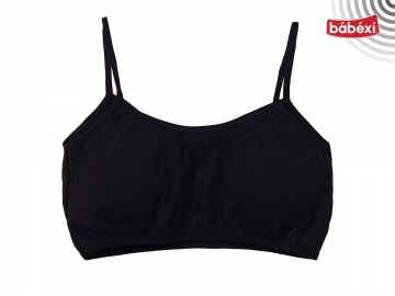 Kız İp Askı Siyah Pedli Büstiyer  14Y,15Y Kız