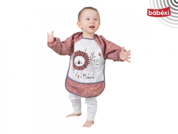 Safari Aslan Desenli Kollu Mama Önlüğü 6 Ay,9 Ay,12 Ay,18 Ay,2Y Uni