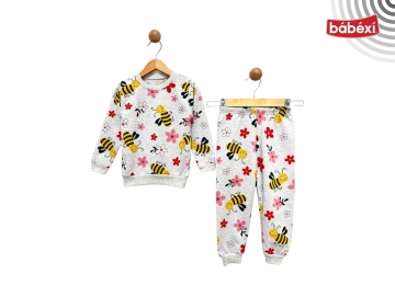 3/6 Yaş Arı Çiçek İki İp Pijama 3Y,4Y,5Y,6Y Kız