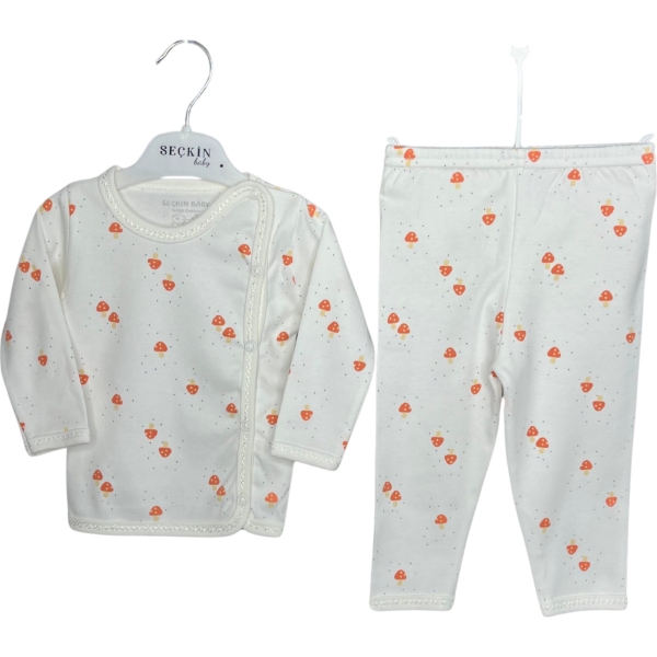 6 AY BİYELİ TAKIM MANTAR 3 Ay,6 Ay Kız