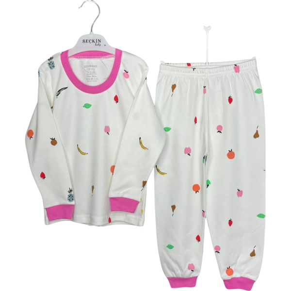 6 YAŞ BİSİKLET PİJAMA FUŞYA MEYVE 3Y,4Y,5Y,6Y Kız