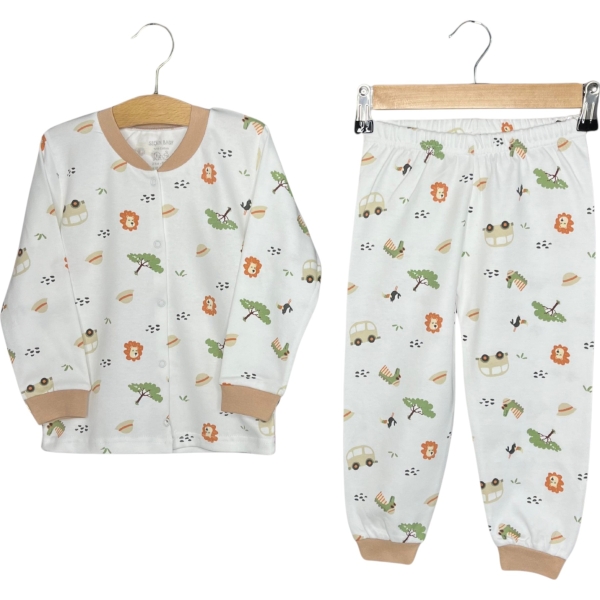 6 YAŞ ÇITÇITLI PİJAMA SAFARİ 3Y,4Y,5Y,6Y Erkek