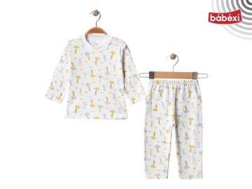Raporlu Palmiyeli Pijama Takımı 12 Ay,2Y,3Y Uni