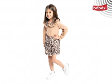 Leopar Şort Etekli Takım 2Y,3Y,4Y,5Y Kız