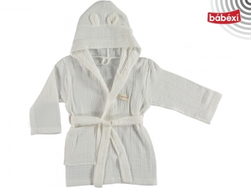 Bebekevi 2 Katlı Muslin Bornoz 1.2.3 Yaş   Uni