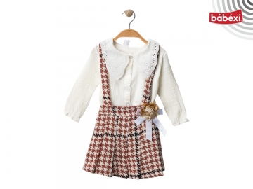 Jakarlı Şort Etekli Takım 2Y,3Y,4Y,5Y Kız