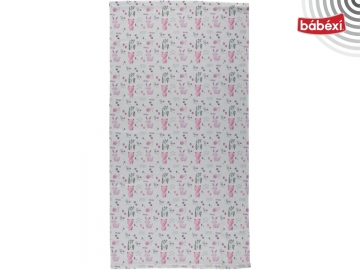 Dijital Orman Baskılı Plaj Havlusu 70*140  Kız