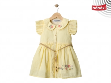 Yaka Nakışlı Elbise 2Y,3Y,4Y,5Y Kız