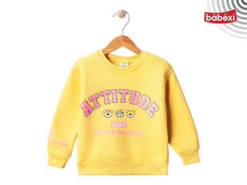 3 İP ATTITUDE Baskılı Kız Sweat 12 Ay,2Y,3Y,4Y Kız