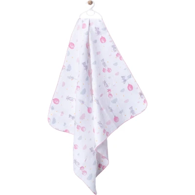 80*90CM BALONLU TAVŞAN MÜSLİN BATTANİYE  1 Ay,2 Ay,3 Ay,6 Ay,9 Ay,12 Ay,18 Ay Uni