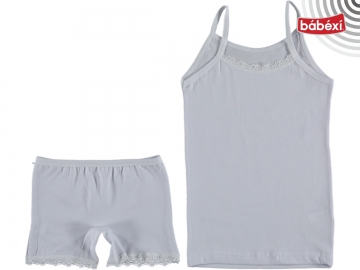 Kız Beyaz Likralı Boxer Takım 6Y,7Y Kız