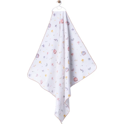 85*90CM AYYILDIZ ASKILI MÜSLİN BATTANİYE  1 Ay,2 Ay,3 Ay,6 Ay,9 Ay,12 Ay,18 Ay,2Y Uni