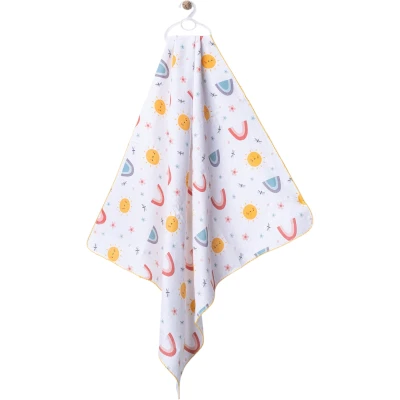 85*90CM GÜNEŞ GÖKKUŞAĞI ASKILI MÜSLİN BATTANİYE  1 Ay,2 Ay,3 Ay,6 Ay,9 Ay,12 Ay,18 Ay,2Y Uni