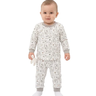 ÇİZGİLİ KOALA PİJAMA 6 Ay,12 Ay,18 Ay,2Y Erkek