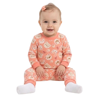 SOMON TİLKİ PİJAMA 6 Ay,18 Ay,12 Ay,2Y Kız