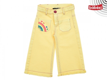 GÖKKUŞAĞI CEPLİ BOL PAÇA RENKLİ KIZ PANTOLON 6 Ay,12 Ay,18 Ay,2Y Kız