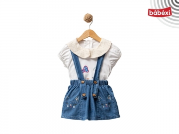4 Yaş Kısa Kollu Etekli Takım 12 Ay,2Y,3Y,4Y Kız