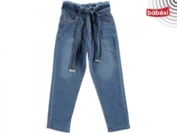 Kemerli Kız Kot Pantolon  11Y,12Y,13Y,14Y,15Y Kız