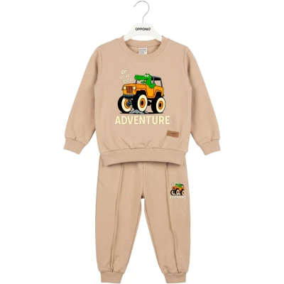 ADVENTURE DİNO ARABALI BASKILI ERKEK 12 Ay,2Y,3Y,4Y Erkek