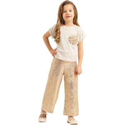 PULLU PANTOLONLU KIZ TAKIM 6Y,8Y,10Y,12Y Kız