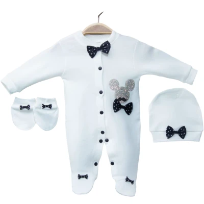AMORE BABY BIYIKLI MİKİ TULUM SETİ 3 Ay,6 Ay,9 Ay Erkek