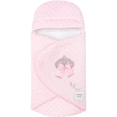 AMORE BABY PEMBE KIZ KRALİÇE KUNDAK  1 Ay,2 Ay,3 Ay Kız
