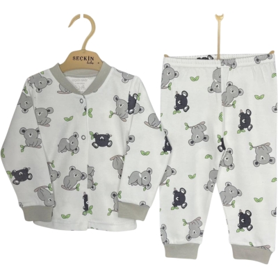 APRAKLI KOALA ÇITÇITLI PİJAMA 6 Ay,12 Ay,18 Ay,2Y Erkek
