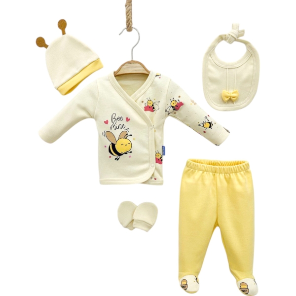 ARI DESENLİ 5’Lİ ZIBIN SET 1 Ay Kız