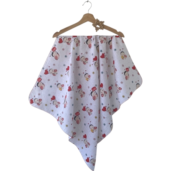 ARI KALP MÜSLİN BATTANİYE 1 Ay,2 Ay,3 Ay,6 Ay,9 Ay,12 Ay Kız 80x90 CM