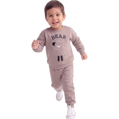 AYICIK BEAR BASKILI NAKIŞLI İKİLİ TAKIM 12 Ay,2Y,3Y,4Y Erkek