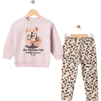 AYILI LEOPARLI 2Lİ TAKIM 2Y,3Y,4Y,5Y Kız