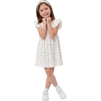 AYLIK ELBİSE DESENLİ  12 Ay,2Y,3Y,4Y,5Y Kız