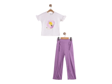 Arı Çiçekli Takım  5Y,6Y,7Y,8Y Kız