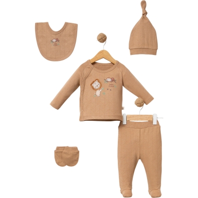 BABY JUNGLE 5 PARÇA HASTANE ÇIKIŞ SETİ 1 Ay,3 Ay Erkek