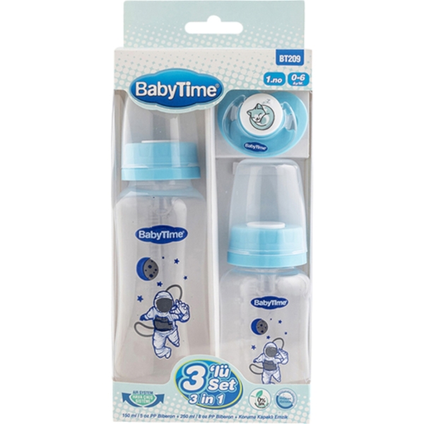 BABYTİME 3’LÜ PP SET MAVİ 18 Ay,12 Ay,9 Ay,6 Ay,3 Ay,2 Ay,1 Ay Erkek